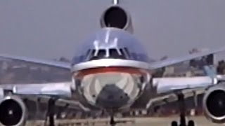 American DC1010 Departing LAX [upl. by Gunther]