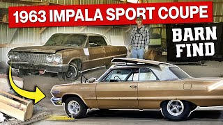 BARN FIND Super Solid 1963 Chevrolet Impala Sport Coupe [upl. by Gianni593]