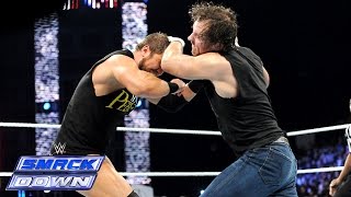 Dean Ambrose vs Curtis Axel SmackDown January 02 2015 [upl. by Audry]