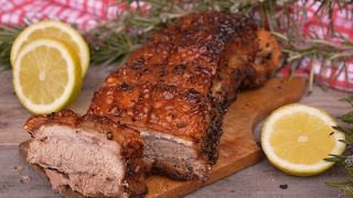 Pancetta di maiale al forno ventilato  Ricette che Passione [upl. by Gellman]