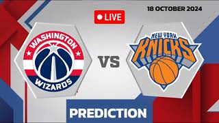 Washington Wizards VS Ne York Knicks  NBA Match Prediction  Basketball Match Prediction [upl. by Ayisan]