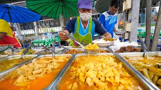 1 Curry Dinner Night Market STREET FOOD Tour  Trang ตรัง Thailand [upl. by Farver]