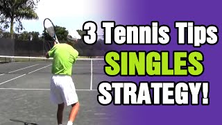 Tennis Strategy Tennis Drills and Tips For Singles Strategy With TomAveryTenniscom [upl. by Schaffel681]