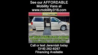 Wheelchairmobility van 2015 Dodge Caravan SXT 0230 56k Miles 32995 w FREE SHIPPING [upl. by Brew154]