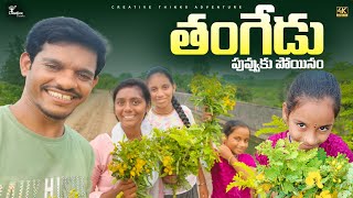 బతుకమ్మ Festival A day with Village nature  4K  Shree Videos [upl. by Reade]