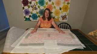 Constructing the June Tailor Shopper Tote 3pk Part 1  Piecing [upl. by Notlaw]