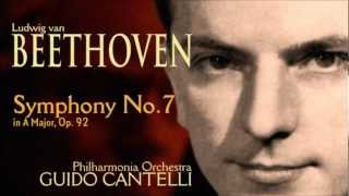 Beethoven Symphony No7 Cantelli STEREO rec 1956  II Allegretto [upl. by Theola]