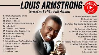 The Very Best Of Louis Armstrong HQ  Louis Armstrong Greatest Hits Full Album 2021  Jazz Songs [upl. by Waine]