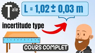 Calculer une incertitude type type A et type B en physique chimie  terminale [upl. by Tharp935]