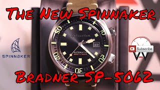 Spinnaker Bradner SP5062 Dive Watch Review from Spinnaker Watches [upl. by Eisyak524]