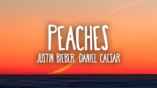 Justin Bieber  Peaches ft Daniel Caesar Giveon 1 HOOR LOOP  LYRICS [upl. by Iseabal165]