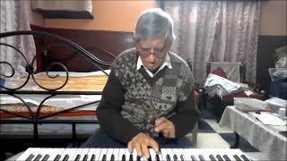 Rabindrasangeet on keyboard Biswa jora phand petecho [upl. by Nealon436]