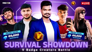 😲FREE FIRE PVS ESPORTS LIVE IN TAMIL  SURVIVAL SHOWDOWN CREATORS BATTLE DAY 1 [upl. by Adnerb540]