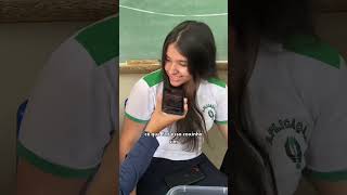 ALUNOS NA ESCOLA🤣 Tive que entrevistar essa rapaziada de novo youtubeshorts shorts professor [upl. by Azilef]