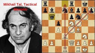 The Monster Tal  Mikhail Tal vs Anthony Miles [upl. by Hawken733]