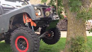 D44 winchbumper with gigglepin winch installed testing [upl. by Reiche]