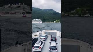 ⛴️ ⛴️ Ferry through Geirangerfjord 🇳🇴 🇳🇴 [upl. by Nuajed]