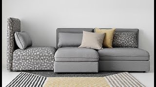 Ikea Sectional Sofa Bed [upl. by Joellyn]