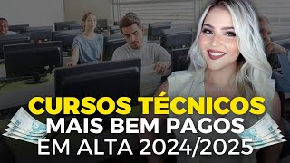 🔝 TOP 10 CURSOS TÉCNICOS em ALTA para 2024  2025  SALÁRIO ALTO  Mari Rel [upl. by Zipnick]