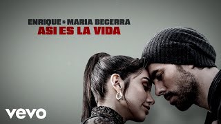 Enrique Iglesias Maria Becerra  ASI ES LA VIDA Official Lyric Video [upl. by Thury686]