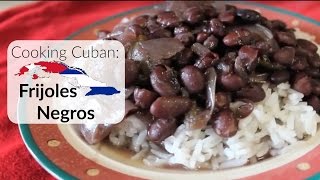 Cooking Cuban  Frijoles Negros Black Beans [upl. by Laughry]