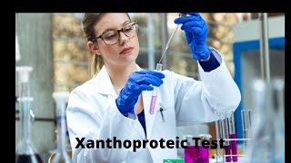 Xanthoprotein test for protein containing Tyrosine and tryptophan with demo [upl. by Ceciley]