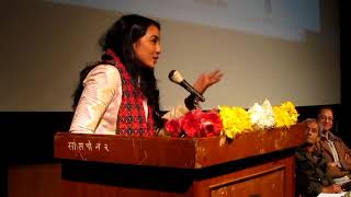 Miss Nepal 2010 Sadichha Shrestha in National Reading Mela 2018 [upl. by Neirbo]