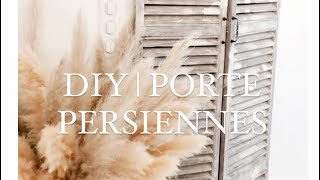 DIY  Porte persiennes [upl. by Leahciam]