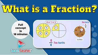 Class 7 Maths Fractions and Decimals  What is a Fraction  LearnFatafat [upl. by Druci]