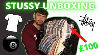 £1000 STUSSY TShirt UNBOXING Part 1 [upl. by Trilbie79]