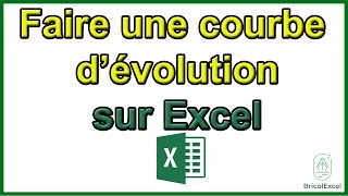 Comment faire une courbe d évolution sur Excel [upl. by Roosnam]