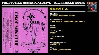 SANNY X  SANNYS CONVENTION MIX  DMC Records  1984 [upl. by Omrelliug]