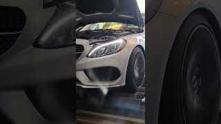 Dyno day Run 5 c43amg turbo mercedes tune [upl. by Nowad]