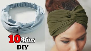 How to make a turban headband  headband tutorial  DIY  Twisted headband tutorial [upl. by Thormora958]