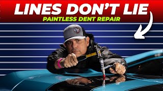 Mastering Paintless Dent Repair Line Reflection Techniques [upl. by Ajam]