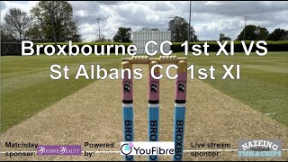 Broxbourne CC 1st XI VS St Albans CC 1st XI [upl. by Yblok]