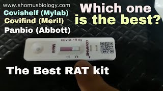 The best rapid antigen covid test kit  Mylab vs Meril vs Panbio covid rapid antigen test kit [upl. by Sue569]