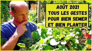 10 légumes à semer ou planter en août au potager [upl. by Iveson55]