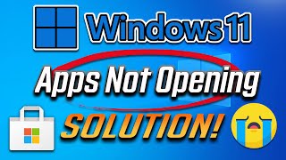 How To Fix Windows 11 Apps Not Opening  Solve Apps Problems [upl. by Leila]