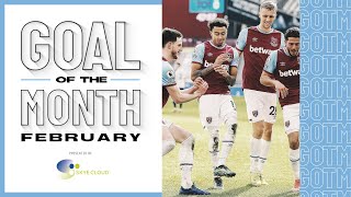 LINGARD SOUCEK amp SCREAMER v MILLWALL  GOAL OF THE MONTH FEBRUARY [upl. by Rooker]