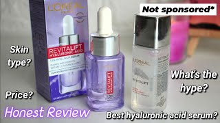 Loreal Hyaluronic Acid Serum REVIEW  Loreal Micro Essence [upl. by Esineg]