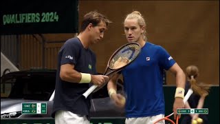 MatosMeligeni vs BergeviGoeransson  Davis Cup 2024 [upl. by Moyra]