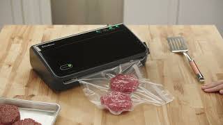 FoodSaver Vacuum Sealer Machine with Automatic Bag Detection Sealer Bags and Roll [upl. by Ayaladnot809]