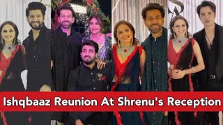 Nakuul Mehta Surbhi Chandna Kunal Jaisingh Reunite At Shrenu ParikhAkshay Mhatre Reception [upl. by Gilson]