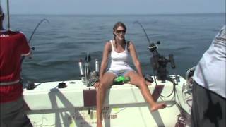 Salmon Trout Fishing Lake Ontario 2011 with ReelSilver Charters [upl. by Eniowtna]