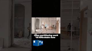 Carpentry work and glass partitioning work [upl. by Nevil]