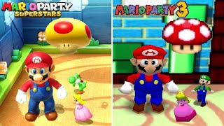 Mario Party Superstars vs Mario Party 3  All Minigames Comparison Switch vs N64 [upl. by Nesnar831]