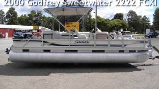 2000 Godfrey Sweetwater 2222 FCXL for sale in Angola IN [upl. by Wilow135]