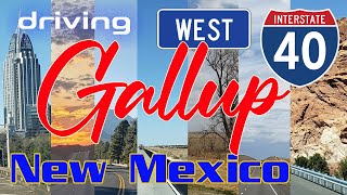 Driving at West Interstate 40 Gallup New Mexico US [upl. by Rubi]