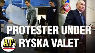 Putin går mot seger i ryska presidentvalet [upl. by Teiv]